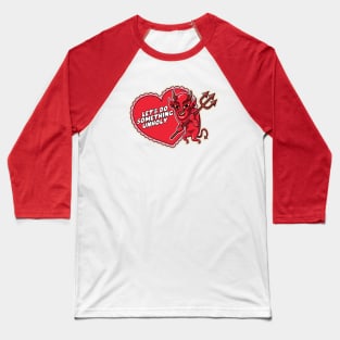 Devil Valentine Baseball T-Shirt